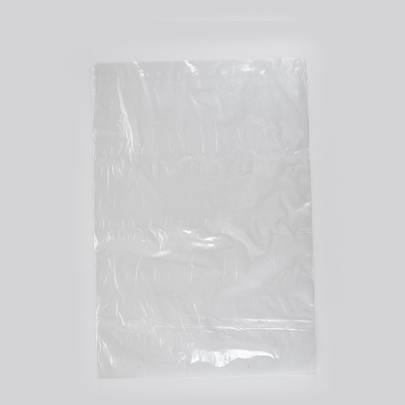 100 Bolsas De Chaleco Plástico Blanco | Tamaño 10x15x18 Cm | Fuertes Y Prácticas
