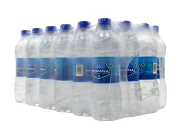 CAJA AGUA TAPA ROSCA PIOVANA 600ML 24U Iris Panama